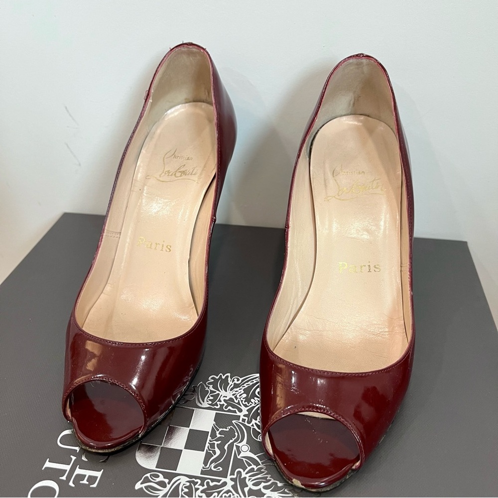 Christian Louboutin Peeptoe Heels